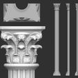 17-ZBrush-Document.jpg 90 classical columns decoration collection -90 pieces 3D Model