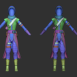 Wireframe n Polygroups.png Character Costume - Assassin or Ninja Outfit Skin