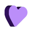 Corazon Dos Corazones_Centro Derecho.stl Heart - Puzzle