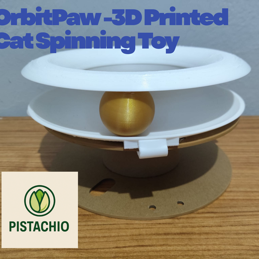 OrbitPaw – 3D Printed Cat Spinning Toy