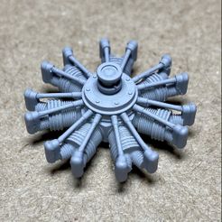 IMG_8857.jpg STL file Small Radial Engine・3D print design to download