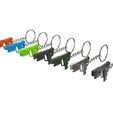 M6C_Keychain_1.3351.jpg Keychain - M6C Socom - Halo - Printable 3d model - STL files
