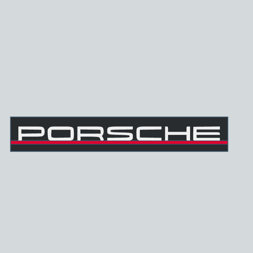porsche 3D model