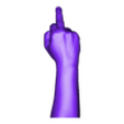 the finger.stl hand middle finger