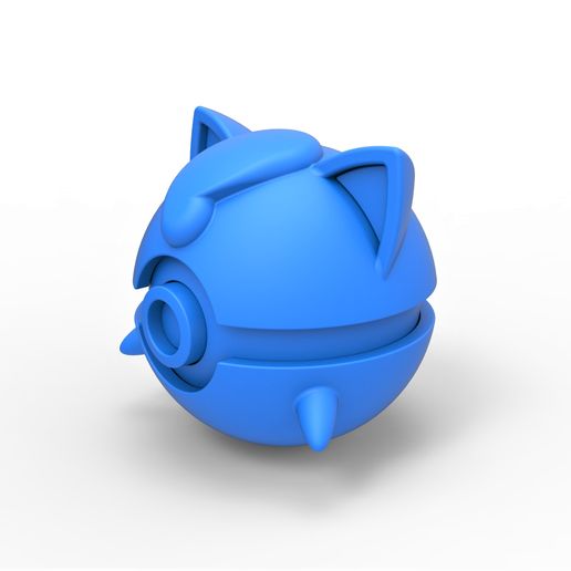 56.jpg 3D file Pokeball Jigglypuff・3D printing idea to download, CosplayItemsRock