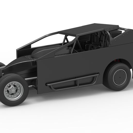 Northeast Dirt Modified stock car Version 1 (1:25 Scale)