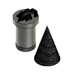 Free STL file Tengen Toppa Gurren Lagann - Badge 📛・3D printer design to  download・Cults