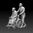 565778.jpg disabled woman 3D print model