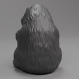 0005.png Sad and Lethargic King Kong Cat Figure for 3D Printing