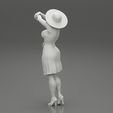 Girl-0009.jpg Elegant Woman Modern Style Fashion Posing in Hat 3D print model