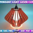 4.jpg Wooden pendant lamps - Vector laser cutting and engraving