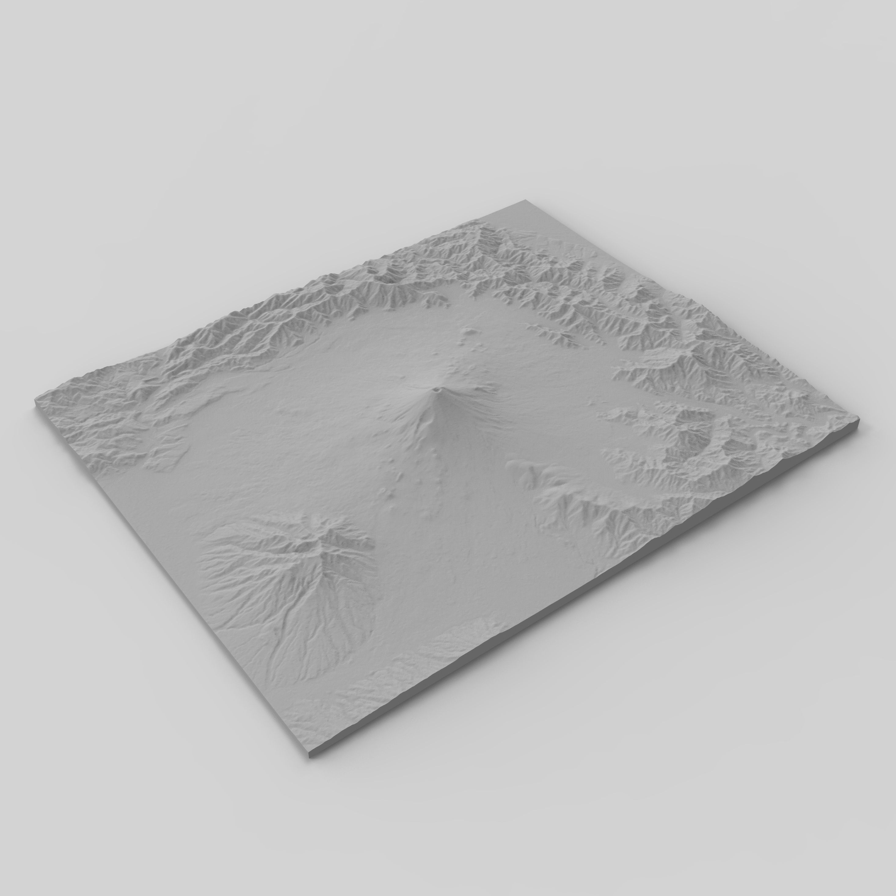 Download free OBJ file 3D MAP - MOUNT FUJI, JAPAN • 3D printer design