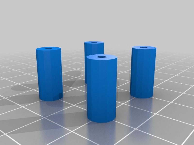 Download free SCAD file 5/16 (8mm) Rod Based MultiWii Quadcopter • 3D