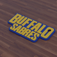 SabresName.png Buffalo Sabres Keychain