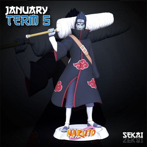 Kisame Sculpture - Sekai 3D Models - Tested and Ready for 3D printing 3D model