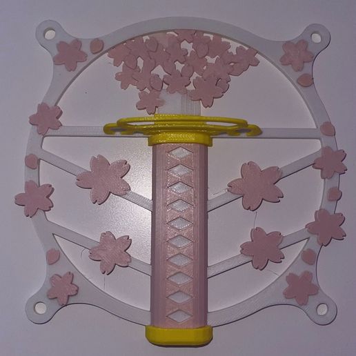 Fan Grill Bleach Katana 3D model