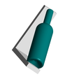 winebottom.png Wine Bottle Shelf Bracket (Nuclear Tape Mount)