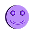 Smiley-face_Coaster.stl Free STL file Smiley-face Coaster・3D printing template to download