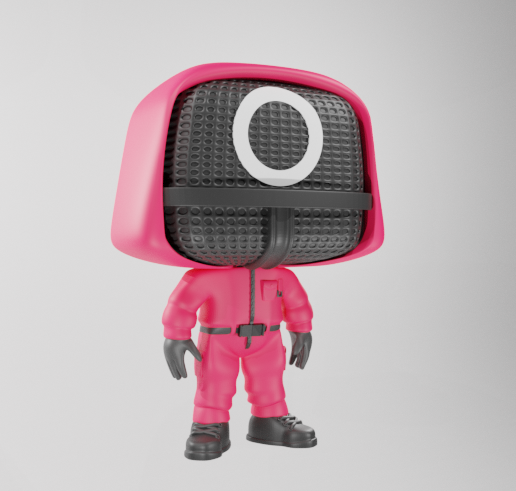 FUNKO POP SQUID GAME MASK イカゲーム敵キャラフィギュア Funko Squid Game POP Television Masked Manager Exclusive