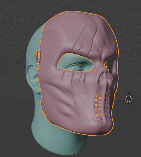 Demi-masque tactique pour airsoft et démon Kabuki, samouraï Oni pour jeux de guerre Cs et
