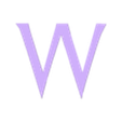 WM.stl Letras y Números ASSASSINS CREED | Logo