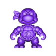 LeonardoVunkMiniSTL.stl Teenage Mutant Ninja Turtles Mini Pack MultiColor Flexis