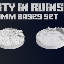 50mm-Bases-1.jpg 50mm City In Ruins Bases Set