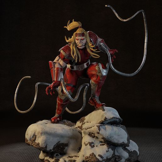 Omega Red – Marvel Inspired 3D Printable Statue | STL