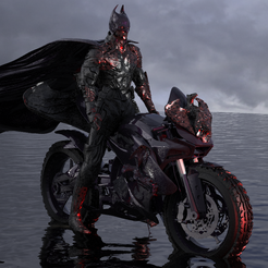 untitled.2901.png Fichier OBJ Batman avec Bat Bike・Objet pour impression 3D à télécharger, aramar