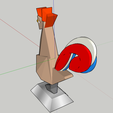 2018-01-01_15h03_45.png Fichier STL gratuit coq ( concours #STRATOMAKER)・Design pour imprimante 3D à télécharger