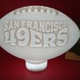IMG_20231211_173328211.jpg San Francisco 49ers 3D WAVE NFL FOOTBALL TEALIGHT
