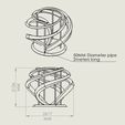 dimensions-sculpture.jpg BIG Metal Proyecto de Escultura Abstracta Archivos Dxf para láser cnc plasma , con instrucciones de soldadura