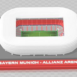 BMunich-4.jpg Archivo STL Bayern de Múnich - Allianz Arena・Modelo imprimible en 3D para descargar, SwiftlandReplicas