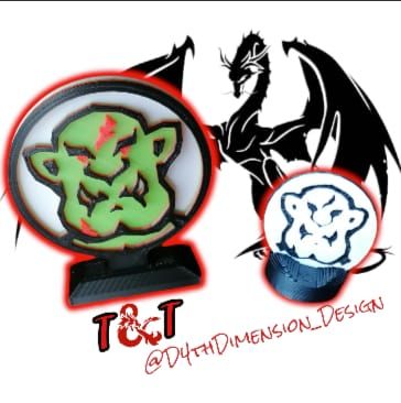 OGRE - D&D SET - D&D MINIS - D&D MINIATURES - D&D OGRE TOKEN- TOKEN & COIN - MINIATURE - DUNGEONS AND DRAGONS EVIL PG
