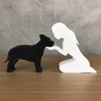 WhatsApp-Image-2023-01-25-at-12.05.10.jpeg Girl and her American Staffordshire Terrier (straight hair) for 3D printer or laser cut