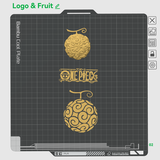 Deck Maker Set One Piece Card Game Deck Box Joly Roger Luffy, Gear 5,  RA, UTA, Bark Gecko Moria, Yamato, Devil Fruit logos STL File for 3D  printingCults
