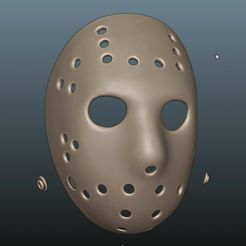 Buttons.jpg Jason Voorhees Friday the 13th Hockey Mask