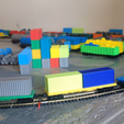 Screenshot-6017.png N Scale Model Train Intermodal Flatcar Freight with Magnetic Loads Micro-Trains Couplers