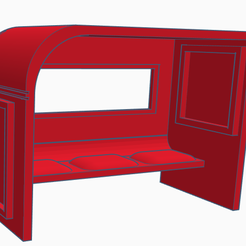 busstop.png Fichier 3D gratuit 28mm Scale Bus Shelter・Modèle imprimable en 3D à télécharger, AngusH