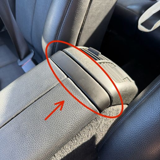 mercedes w211 center console rear cover