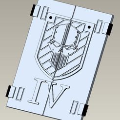 2.jpg Fichier STL PORTE SUPÉRIEUR ET LATÉRAL BONHOMME DE FER TRANSPORT・Modèle à télécharger et à imprimer en 3D