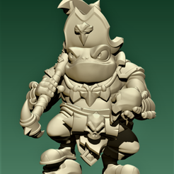 2021-12-05.png Download OBJ file Toad Mage • 3D print template, EleSer