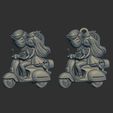 Cute-Cartoon-Couple-Riding-Scooter-3D-Model-9.jpg Casal bonito do desenho animado que monta a scooter modelo 3D