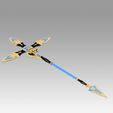 8.jpg Granblue Fantasy Zeta Spear Cosplay Weapon Prop replica