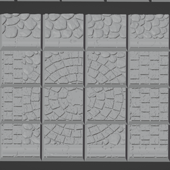 30mm2.png 30mm square cobblestone bases