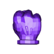 Fist with hole low poly.obj Mickey hand Fist
