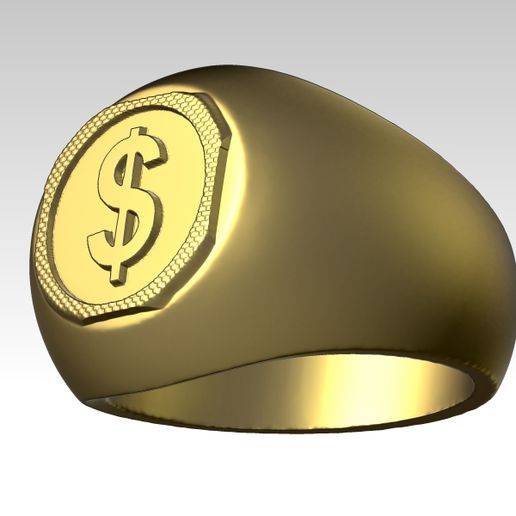 Dollar ring 3D model