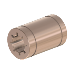 LM8UU-v02 v1-01.png Fichier STL imprimante 3d LM8UU palier linéaire 8 mm arbre gus nylon bv02 3d prind・Modèle à télécharger et à imprimer en 3D