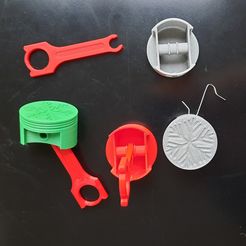 20221202_114110.jpg Fichier STL Boules de noël mécanique - piston + bielle・Modèle pour imprimante 3D à télécharger