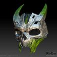 GHOST-CONDEMNED-MASK-04.jpg Ghost Condemned Operator Simon Riley Mask - Call of Duty - Modern Warfare 2 - WARZONE - STL model 3D print file